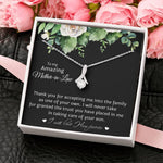 "Thank You for Accepting Me"-Mother-in-Law Necklace