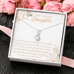 To My Amazing Daughter-"Strongest Heart" Alluring Necklace