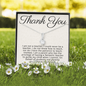 Thank You-"On Behalf of Parents Everywhere" Alluring Necklace