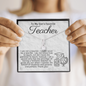 To My Son's Teacher-"Thank You for Guiding Him" Alluring Necklace