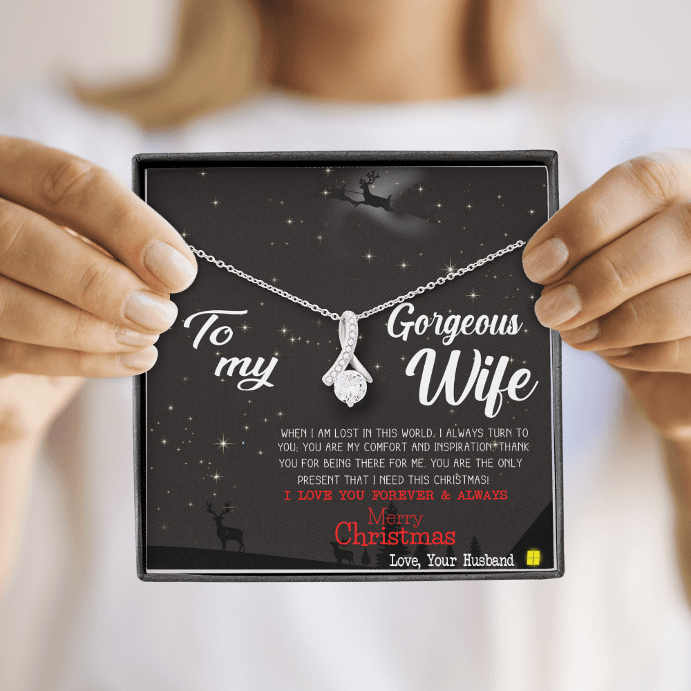 To My Gorgeous Wife-"My Inspiration" Alluring Necklace