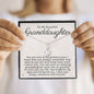 To My Beautiful Granddaughter-"Greatest Joy" Alluring Necklace