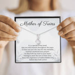 Mother of Twins-"Two Tiny Miracles" Alluring Necklace