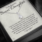 To My Bonus Daughter-"You Are a Gift" Alluring Necklace - Zaya Designs