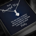 To My Beautiful Wife-"Sweetest Treasure" Alluring Necklace