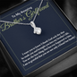 To My Brother's Girlfriend-"You Are Family" Alluring Necklace
