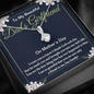 To My Dad's Girlfriend on Mother's Day Alluring Necklace