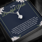 To My Beautiful Bride-"Our First Day" Alluring Necklace