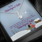To My Unbiological Sister-"You Are Family" Alluring Necklace