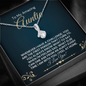 To My Amazing Auntie-"I Turn To You" Alluring Necklace