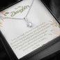 To My Daughter-"I Love You Kiddo" Alluring Necklace