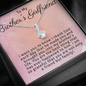 To My Brother's Girlfriend-"Thank You" Alluring Necklace