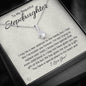 To My Stepdaughter-"You Are a Gift" Alluring Necklace - Zaya Designs
