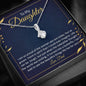 To My Daughter-"I Am Proud of You" Alluring Necklace