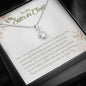 To My Sister in Christ-"Greatest Gift" Alluring Necklace