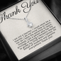 Thank You-"On Behalf of Parents Everywhere" Alluring Necklace