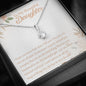 To My Beautiful Daughter-"The Best Thing" Alluring Necklace