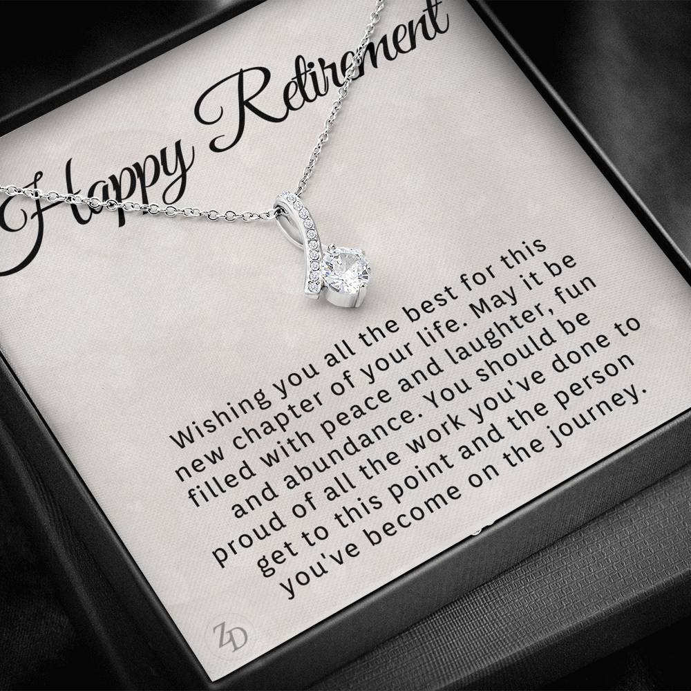 Happy Retirement-"New Chapter" Alluring Necklace