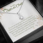 To My Sister in Christ-"Agape Love" Alluring Necklace