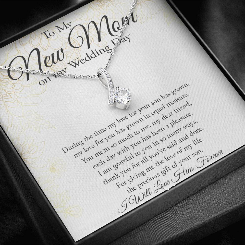 To My New Mom-Thank You For Your Precious Gift-Alluring Beauty Necklace