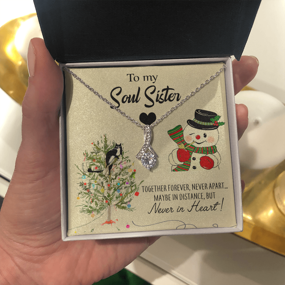 To My Soul Sister-"Never Apart" Alluring Necklace