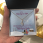 To My Unbiological Sister-"You Are Family" Alluring Necklace