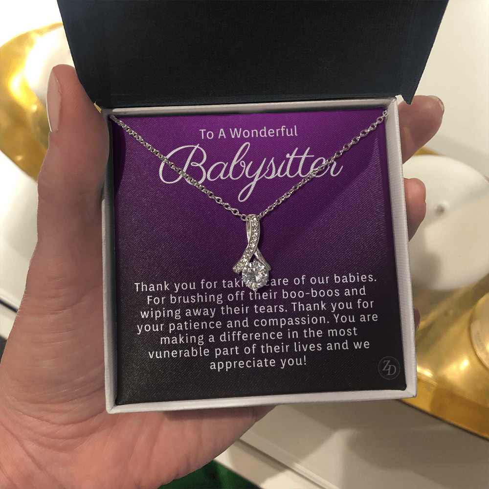 Wonderful Babysitter-"We Appreciate You" Alluring Necklace