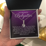 Wonderful Babysitter-"We Appreciate You" Alluring Necklace