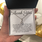 To A Very Special Caregiver-"I Am Grateful" Alluring Necklace