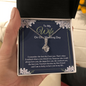 To My Wife On Our Wedding Day-"Our First Day" Alluring Necklace