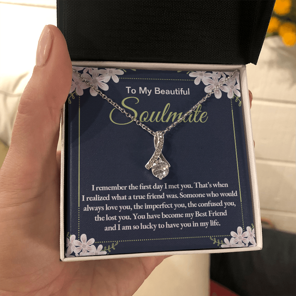 To My Beautiful Soulmate-"Our First Day" Alluring Necklace