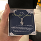 To My Beautiful Fiancée-"Our First Day" Alluring Necklace