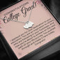 Congrats College Grad-"Dedication to Education" Sweetest Hearts Necklace