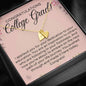 Congrats College Grad-"Dedication to Education" Sweetest Hearts Necklace