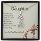 To My Daughter-"We Are Connected" Graceful Love Necklace