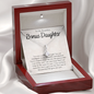 To My Beautiful Bonus Daughter-"You Are Special to Me" Alluring Necklace