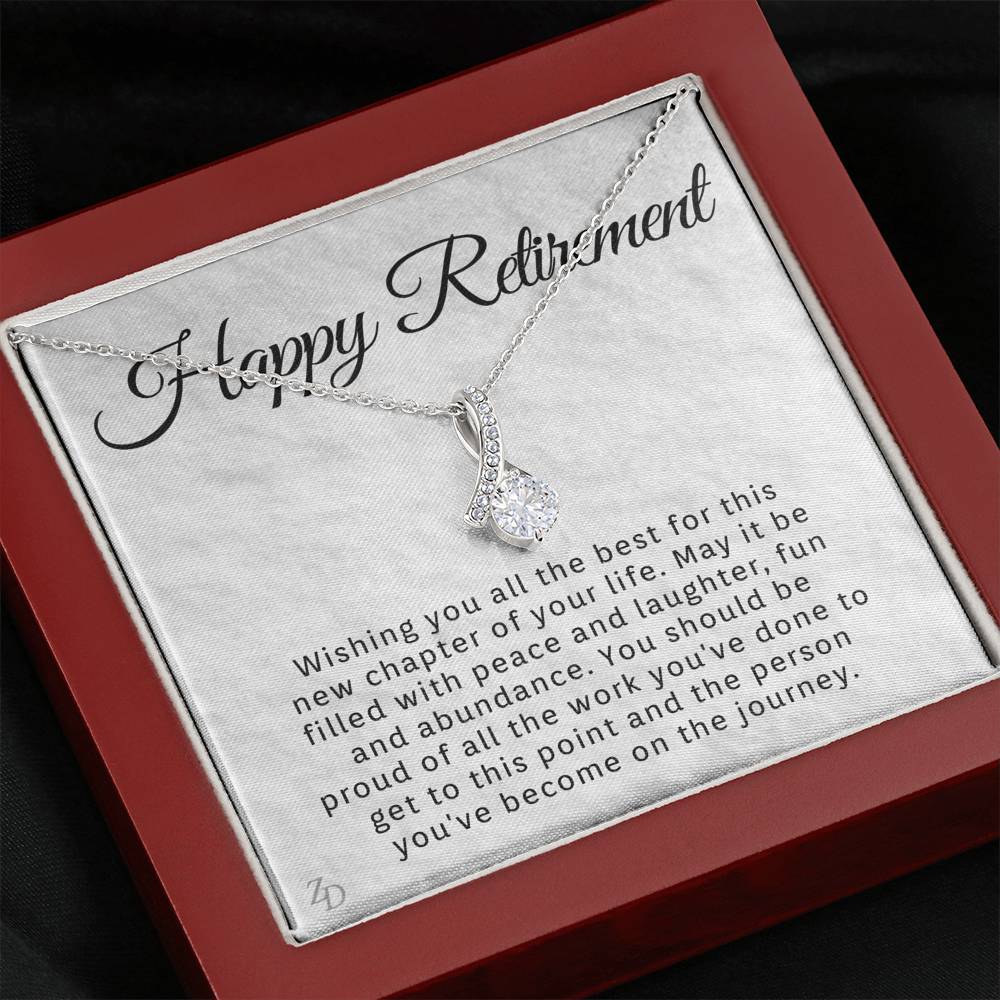 Happy Retirement-"New Journey" Alluring Necklace