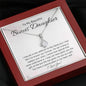 To My Bonus Daughter-"In My Heart" Alluring Necklace - Zaya Designs