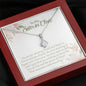 To My Sister in Christ-"Agape Love" Alluring Necklace (mahogany box)