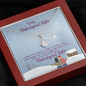 To My Unbiological Sister-"You Are Family" Alluring Necklace