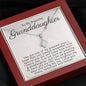 To My Beautiful Granddaughter-"Greatest Joy" Alluring Necklace