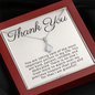 To A Very Special Caregiver-"I Am Grateful" Alluring Necklace