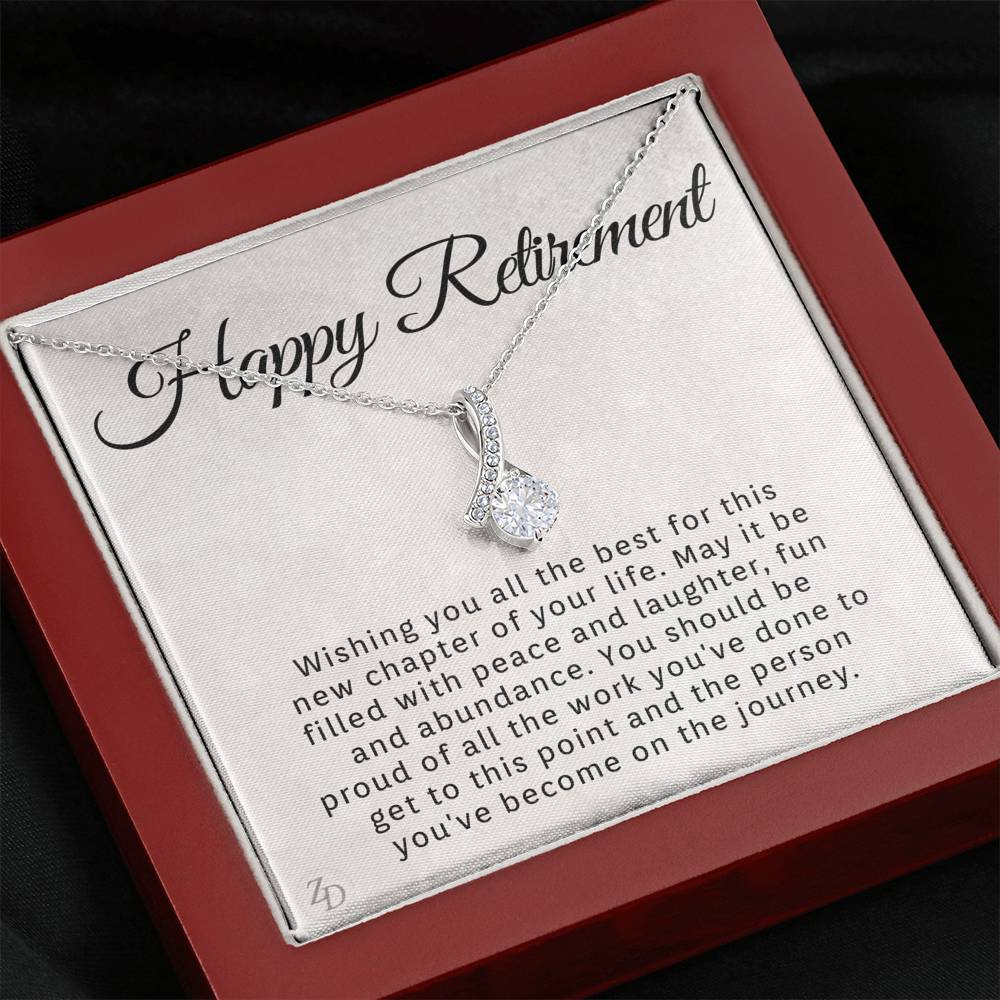 Happy Retirement-"New Chapter" Alluring Necklace