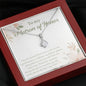 My Best Friend, My Matron of Honor-Alluring Beauty Necklace (mahogany box)