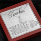To My Son's Teacher-"Thank You for Guiding Him" Alluring Necklace