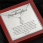 To My Stepdaughter-"You Are a Gift" Alluring Necklace - Zaya Designs