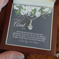 To The Best Aunt Ever-"I Am Grateful" Alluring Necklace