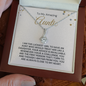 To My Amazing Auntie-"I Am Lucky" Alluring Necklace