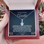 To My Amazing Auntie-"I Turn To You" Alluring Necklace