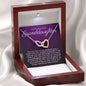 To My Granddaughter-"Greatest Joy" Hearts Necklace